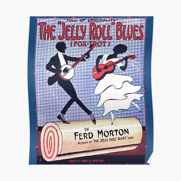 Jelly Roll Blues     Poster RB2707 product Offical jelly roll Merch