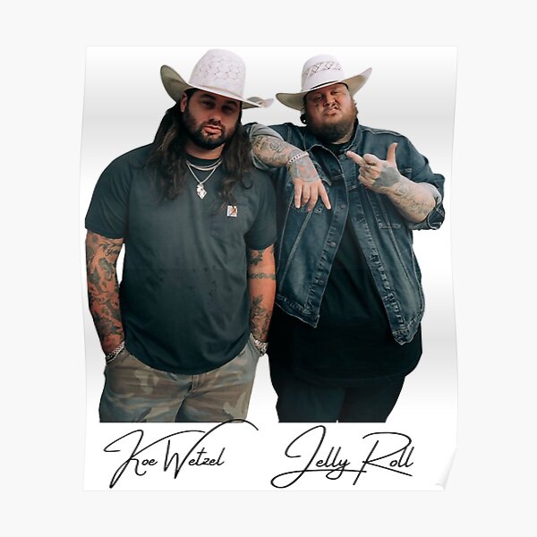 Koe Wetzel Jelly Roll   Poster RB2707 product Offical jelly roll Merch