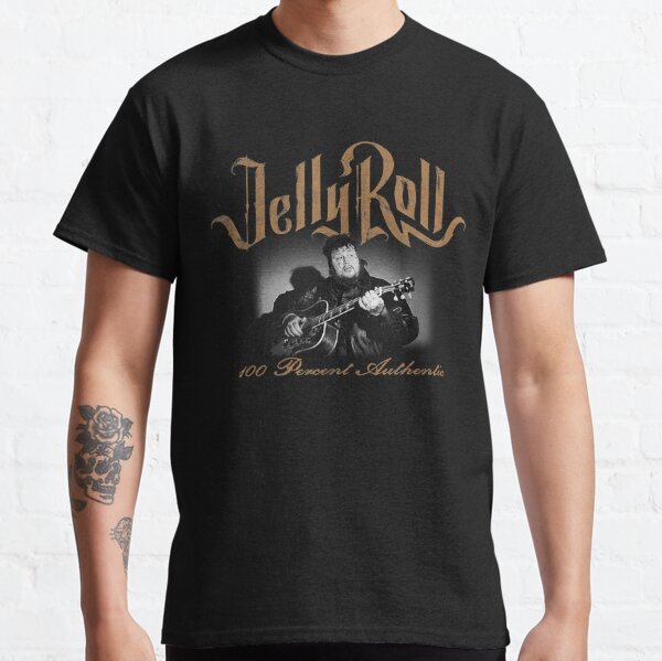 Jelly Roll American Rock Singer T-shirt, 100 Percent Authentic Shirt, Cowboys Shirt, Folk Music Shirt Classic T-Shirt RB2707 product Offical jelly roll Merch