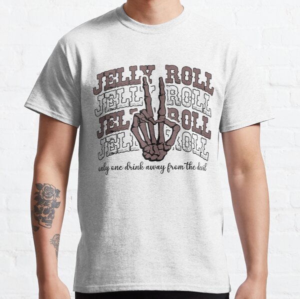 Only One Drink Away From The Devil - Jelly Roll Classic T-Shirt RB2707 product Offical jelly roll Merch