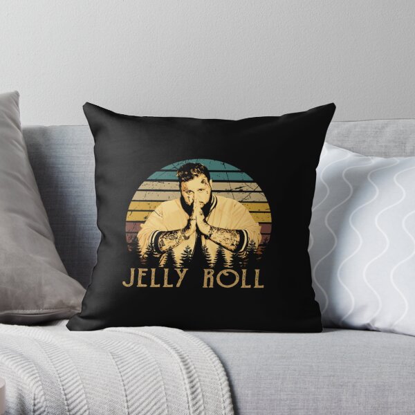 Jelly Roll Throw Pillow RB2707 product Offical jelly roll Merch