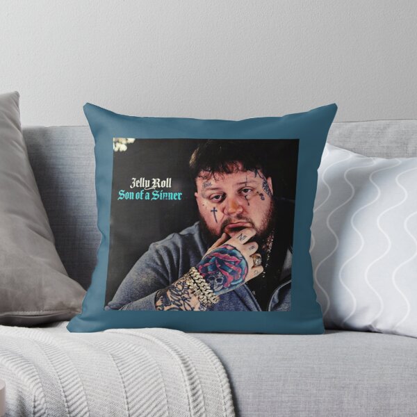 Jelly Roll    Throw Pillow RB2707 product Offical jelly roll Merch