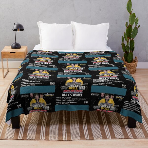 daily jelly roll   Throw Blanket RB2707 product Offical jelly roll Merch