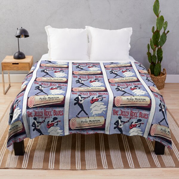 Jelly Roll Blues Throw Blanket RB2707 product Offical jelly roll Merch
