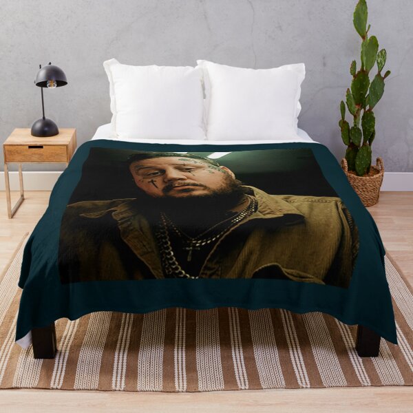 ager Jelly Roll concert      Throw Blanket RB2707 product Offical jelly roll Merch